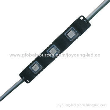 Injection LED Module with PC Cover, 3pcs 5050 18-20lm, 12V, IP67